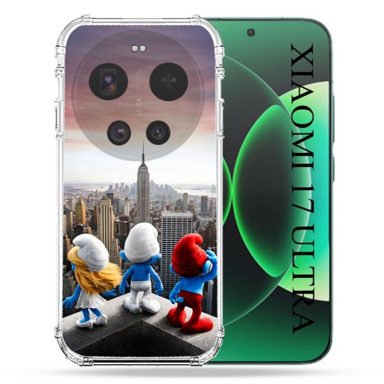 Coque Renforcée Pour Xiaomi 17 Ultra Schtroumpfs New York