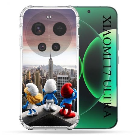 Coque Renforcée Pour Xiaomi 17 Ultra Schtroumpfs New York