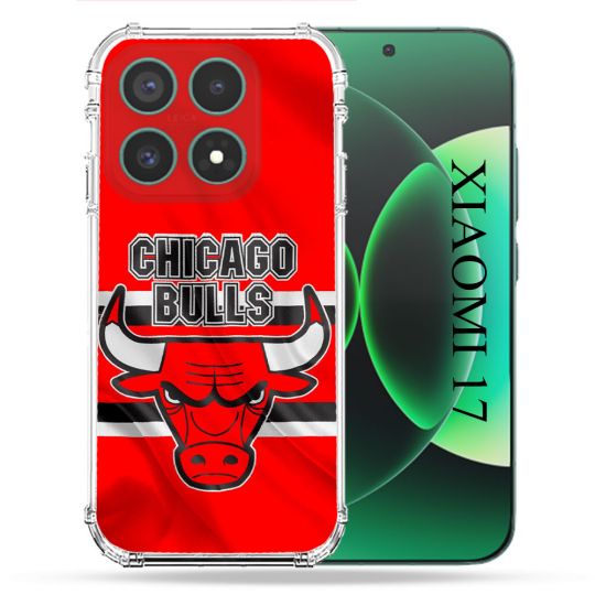 Coque Renforcée Pour Xiaomi 17 Basket Chicago Bulls