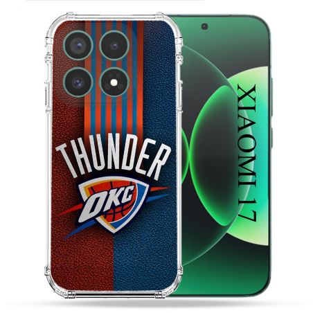 Coque Renforcée Pour Xiaomi 17 Basket Oklahoma City Thunder