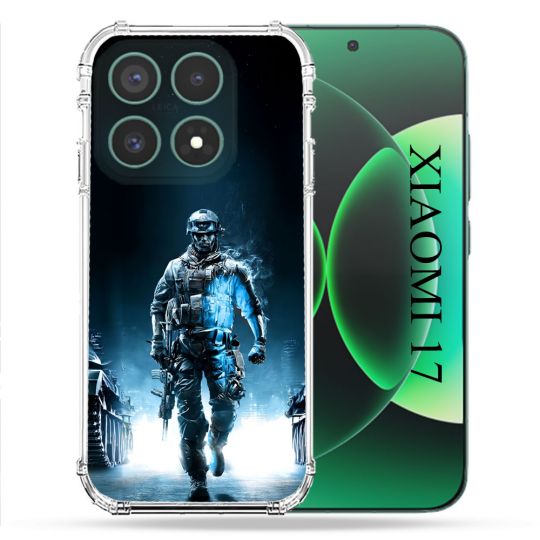 Coque Renforcée Pour Xiaomi 17 Call Of Duty Guerrier