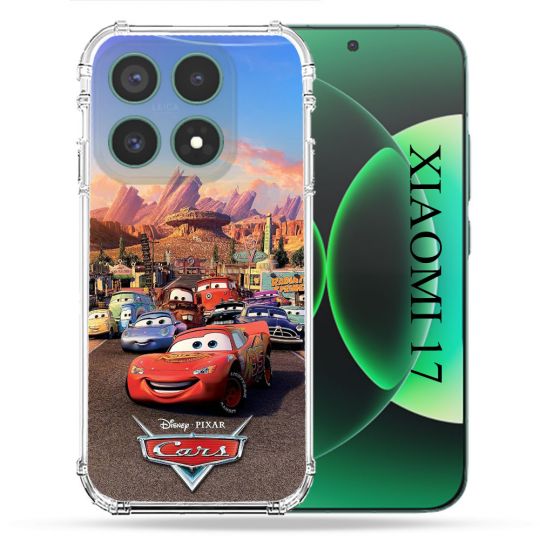Coque Renforcée Pour Xiaomi 17 Cars Affiche