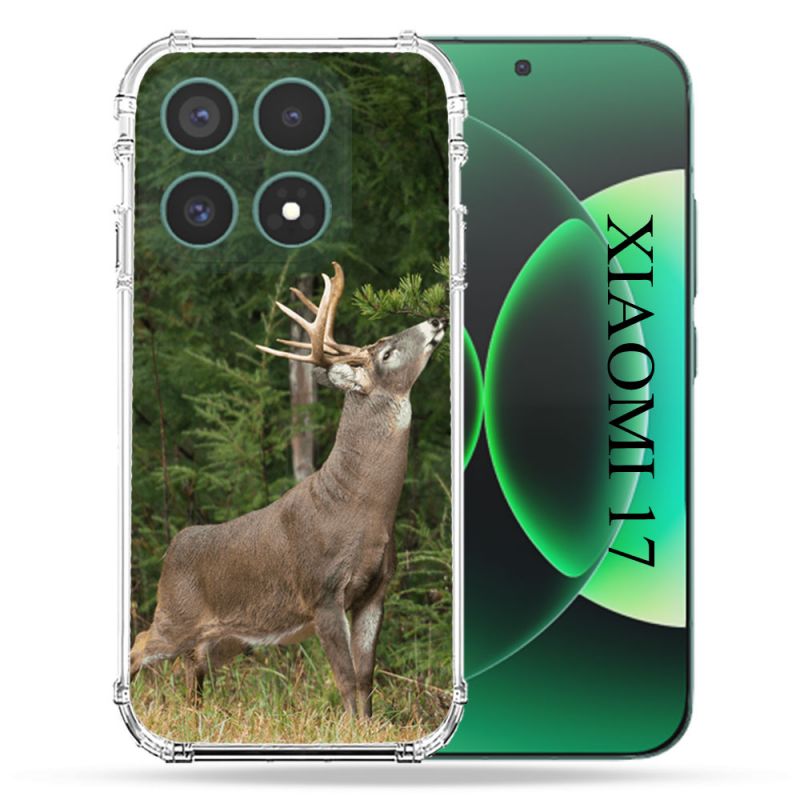 Coque Renforcée Pour Xiaomi 17 Chasse Cerf