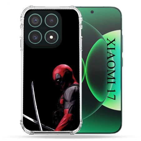Coque Renforcée Pour Xiaomi 17 Deadpool Epee