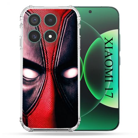 Coque Renforcée Pour Xiaomi 17 Deadpool Yeux