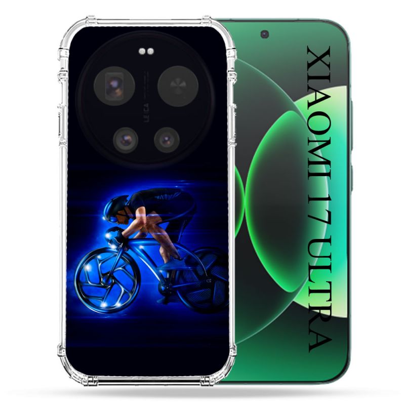 Coque Renforcée Pour Xiaomi 17 Ultra Sport Cyclisme Bleu