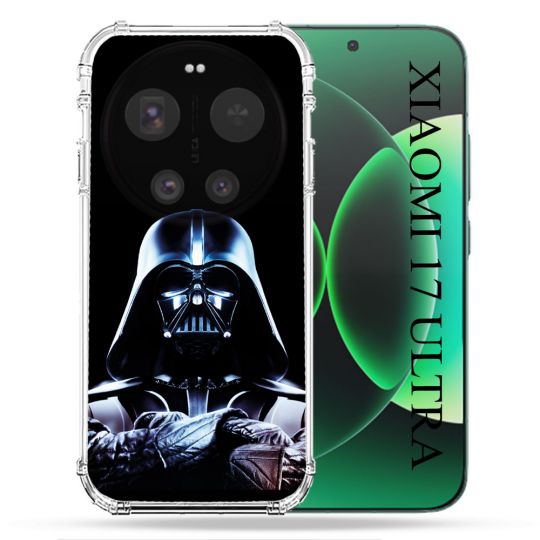 Coque Renforcée Pour Xiaomi 17 Ultra Star Wars - Dark Vador Noir
