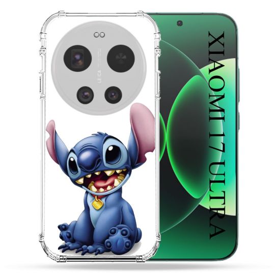 Coque Renforcée Pour Xiaomi 17 Ultra Stitch Blanc