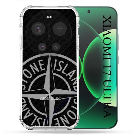 Coque Renforcée Pour Xiaomi 17 Ultra Stone Island Gris