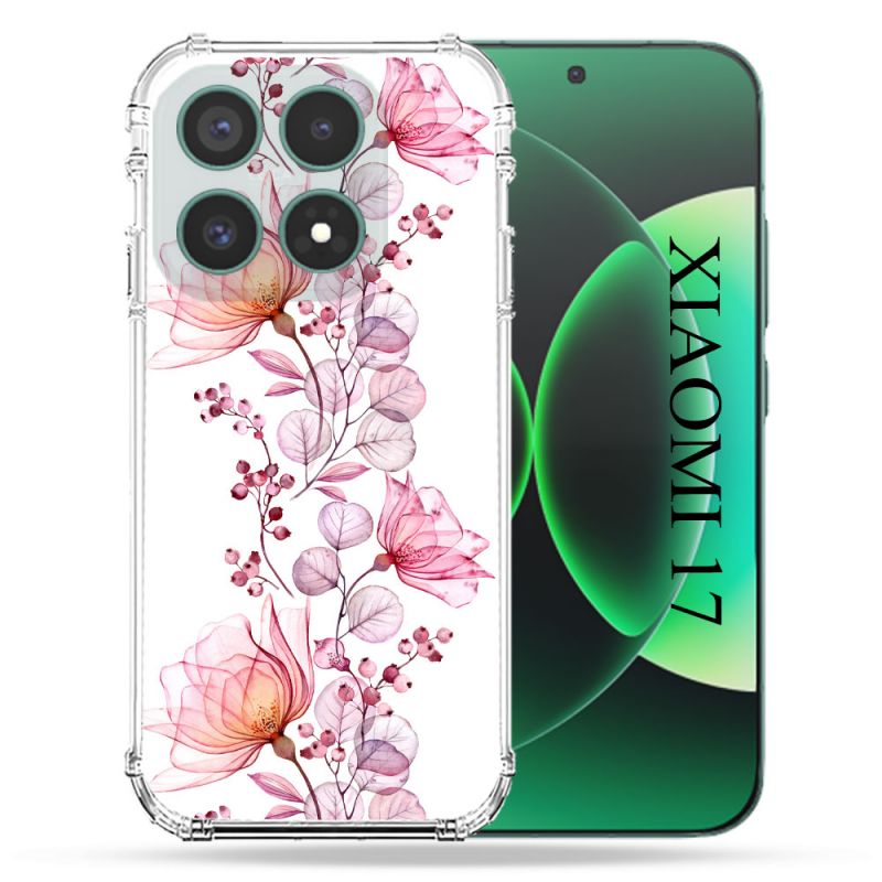 Coque Renforcée Pour Xiaomi 17 Fleur Eclosion