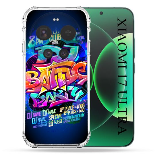 Coque Renforcée Pour Xiaomi 17 Ultra Street Art Rap