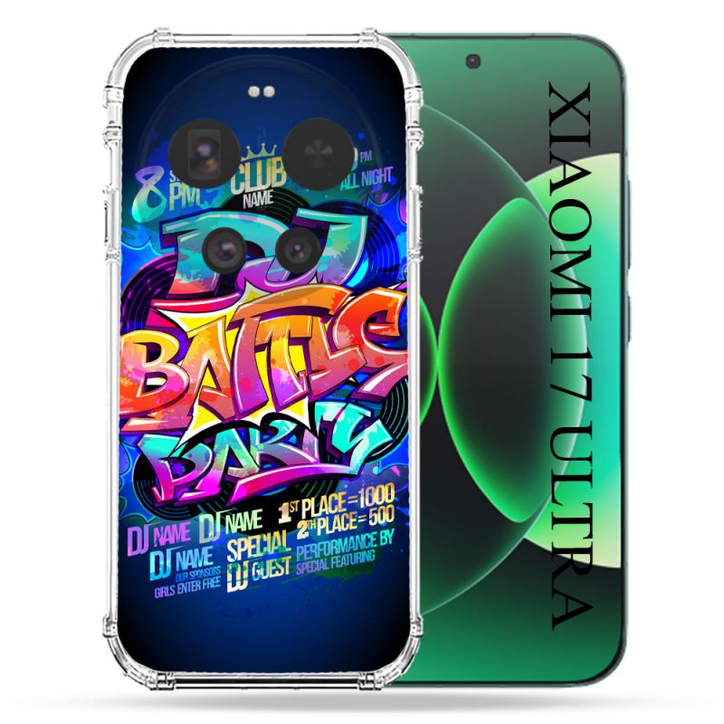 Coque Renforcée Pour Xiaomi 17 Ultra Street Art Rap