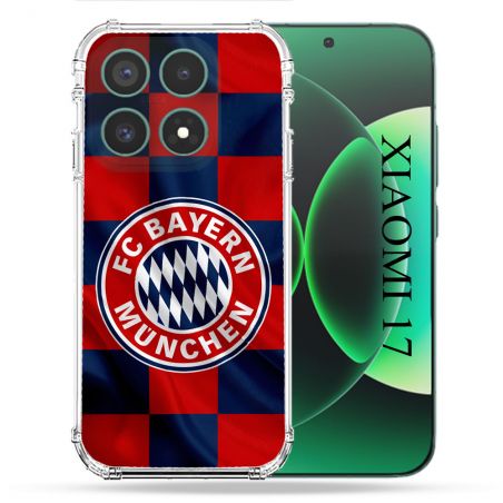 Coque Renforcée Pour Xiaomi 17 Foot Bayern Munich Carreaux
