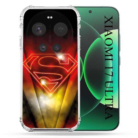 Coque Renforcée Pour Xiaomi 17 Ultra Superman Logo