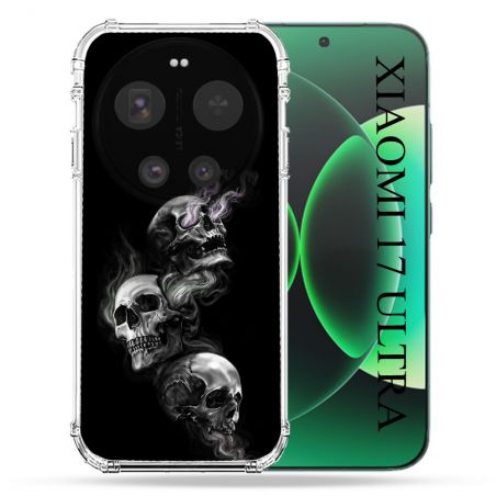 Coque Renforcée Pour Xiaomi 17 Ultra Tete de Mort Triple