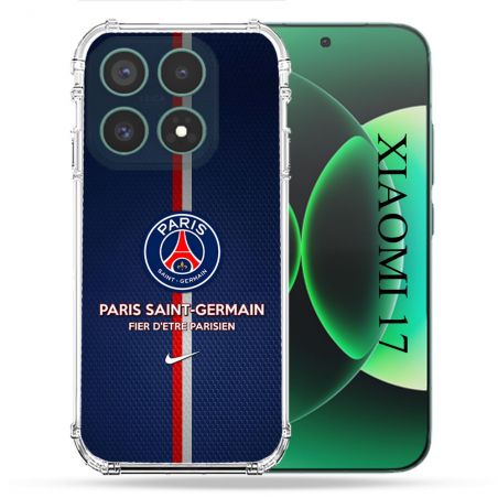 Coque Renforcée Pour Xiaomi 17 Foot PSG Fier
