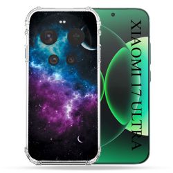 Coque Renforcée Pour Xiaomi 17 Ultra Univers Bleu Violet