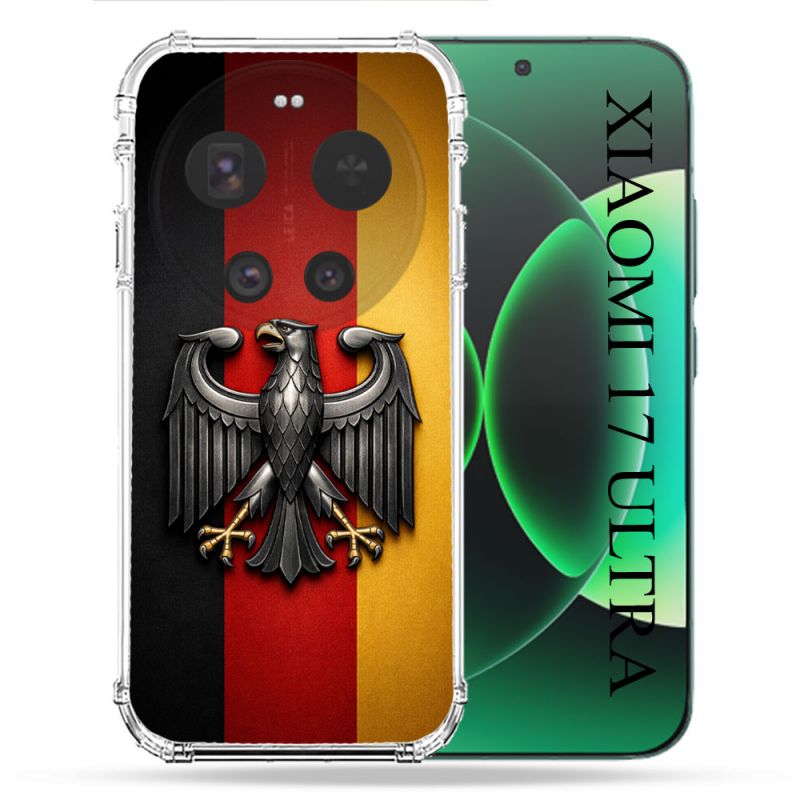 Coque Renforcée Pour Xiaomi 17 Ultra Voyage Drapeau Allemagne
