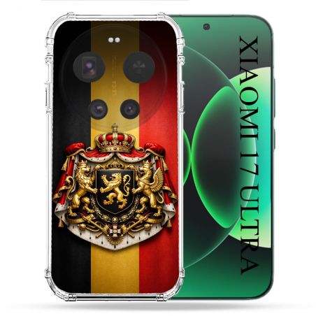 Coque Renforcée Pour Xiaomi 17 Ultra Voyage Drapeau Belgique