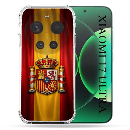 Coque Renforcée Pour Xiaomi 17 Ultra Voyage Drapeau Espagne