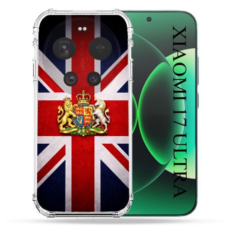 Coque Renforcée Pour Xiaomi 17 Ultra Voyage Drapeau Grande Bretagne UK