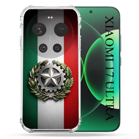 Coque Renforcée Pour Xiaomi 17 Ultra Voyage Drapeau Italie