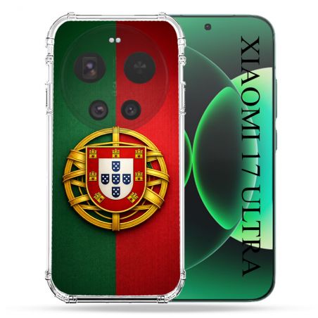 Coque Renforcée Pour Xiaomi 17 Ultra Voyage Drapeau Portugal