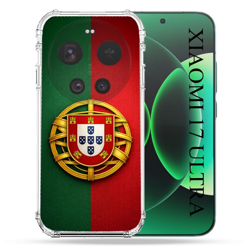 Coque Renforcée Pour Xiaomi 17 Ultra Voyage Drapeau Portugal