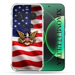 Coque Renforcée Pour Xiaomi 17 Ultra Voyage Drapeau USA Etats Unis