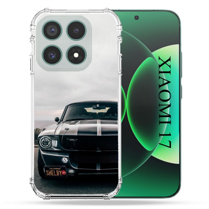 Coque Renforcée Pour Xiaomi 17 Ford Mustang GT500 Vintage