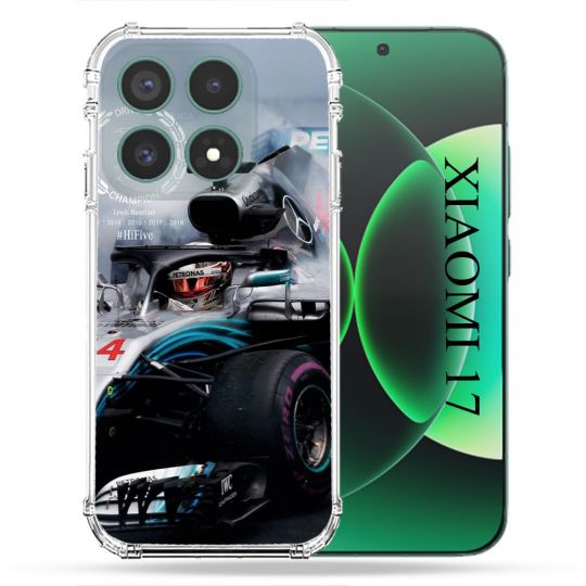 Coque Renforcée Pour Xiaomi 17 Formule 1 F1 Mercedes Petronas