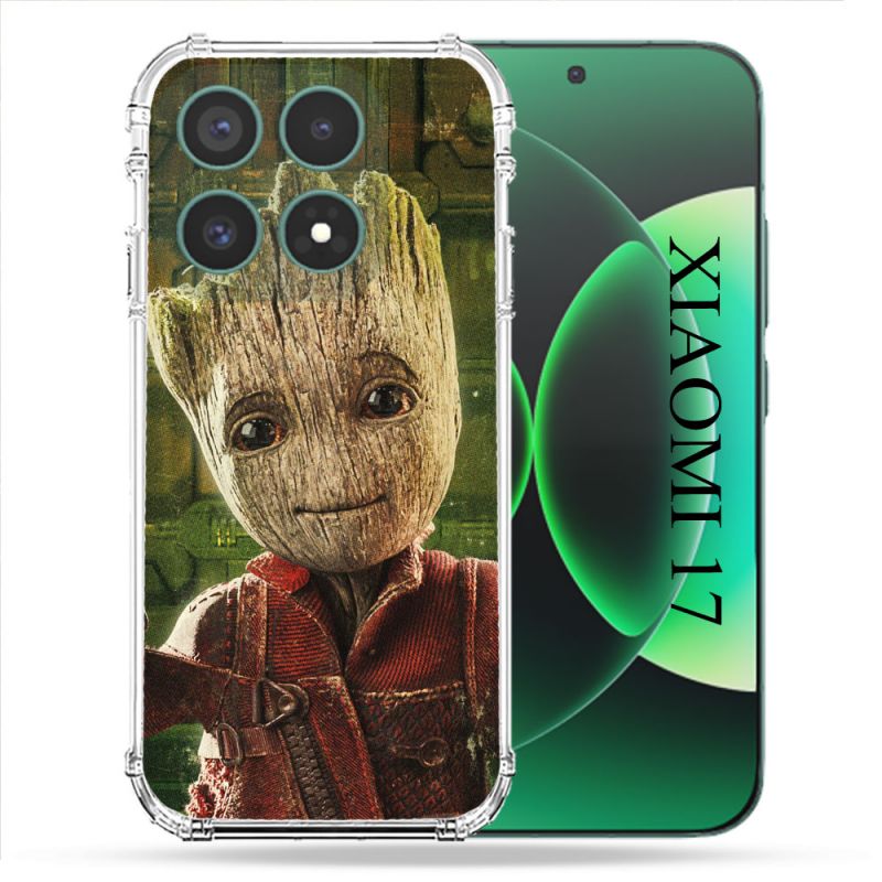 Coque Renforcée Pour Xiaomi 17 Groot Vert