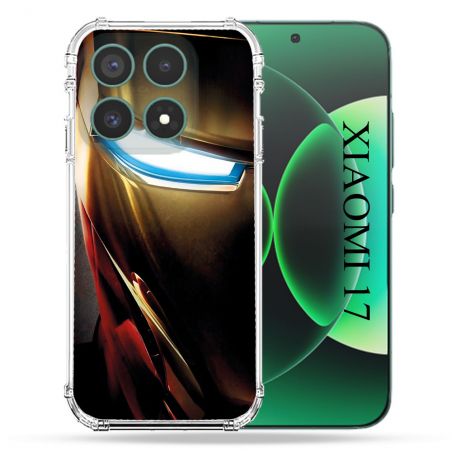 Coque Renforcée Pour Xiaomi 17 Iron Man Casque