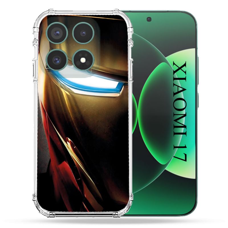 Coque Renforcée Pour Xiaomi 17 Iron Man Casque