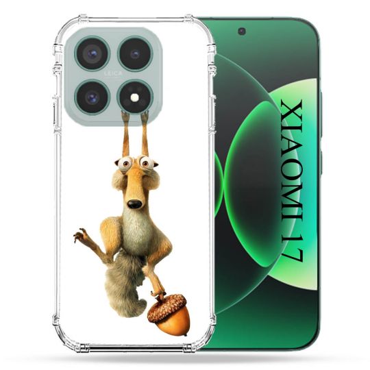 Coque Renforcée Pour Xiaomi 17 L'âge de Glace Scratch Suspendu