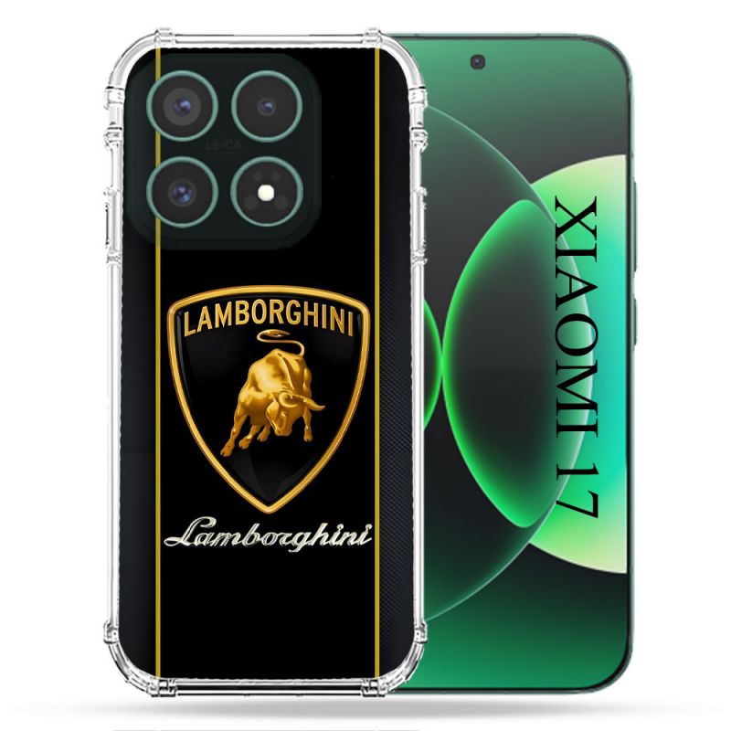 Coque Renforcée Pour Xiaomi 17 Lamborghini Carbone