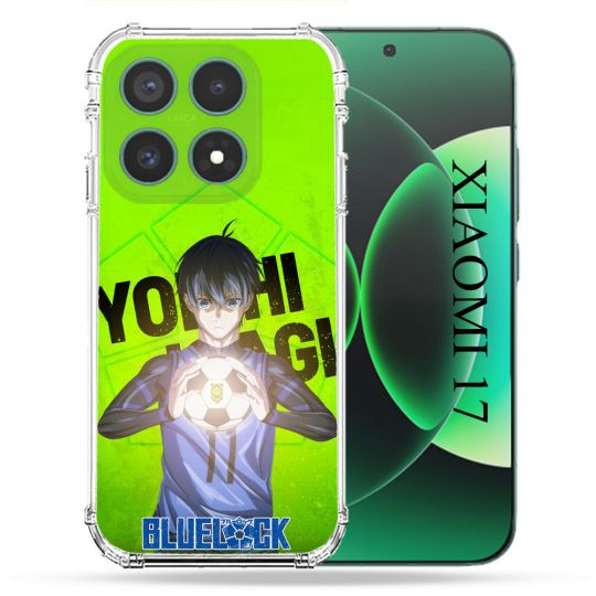 Coque Renforcée Pour Xiaomi 17 Manga Blue Lock Yoichi Isagi