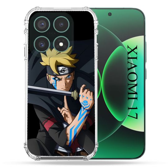 Coque Renforcée Pour Xiaomi 17 Manga Boruto Tatouage