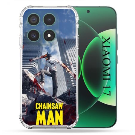 Coque Renforcée Pour Xiaomi 17 Manga Chainsaw Man Denji