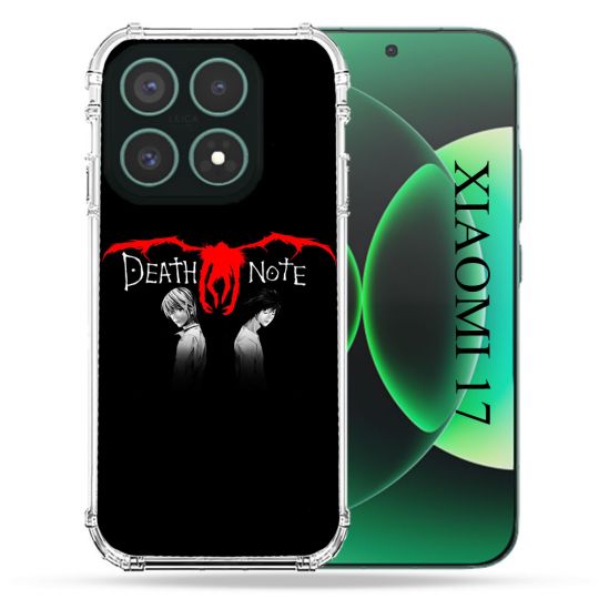 Coque Renforcée Pour Xiaomi 17 Manga Death Note Noir
