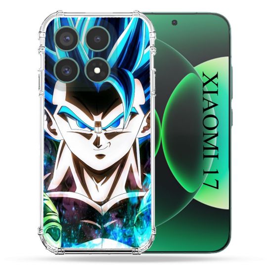 Coque Renforcée Pour Xiaomi 17 Manga Dragon Ball Gogeta Visage