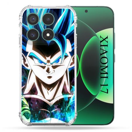 Coque Renforcée Pour Xiaomi 17 Manga Dragon Ball Gogeta Visage