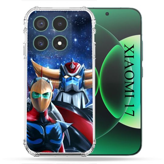Coque Renforcée Pour Xiaomi 17 Manga Goldorak