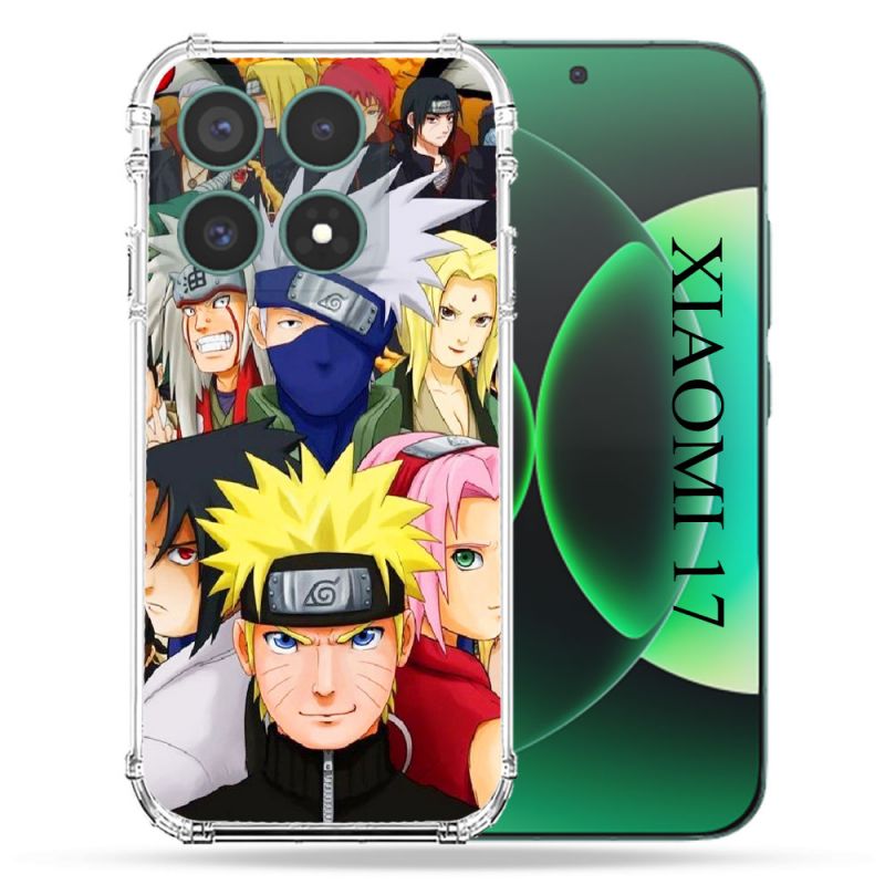 Coque Renforcée Pour Xiaomi 17 Manga Naruto Team