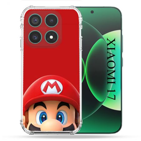 Coque Renforcée Pour Xiaomi 17 Mario Rouge
