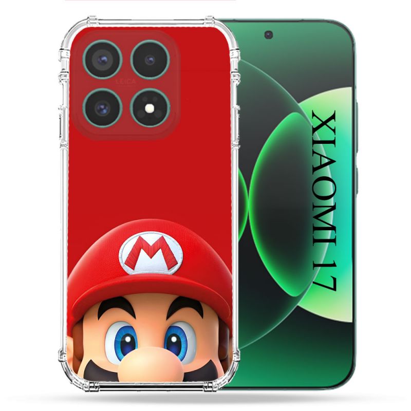 Coque Renforcée Pour Xiaomi 17 Mario Rouge