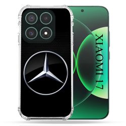 Coque Renforcée Pour Xiaomi 17 Mercedes Carbone