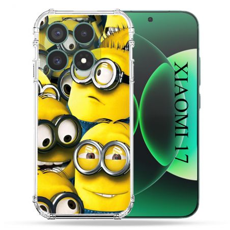 Coque Renforcée Pour Xiaomi 17 Minions Groupe