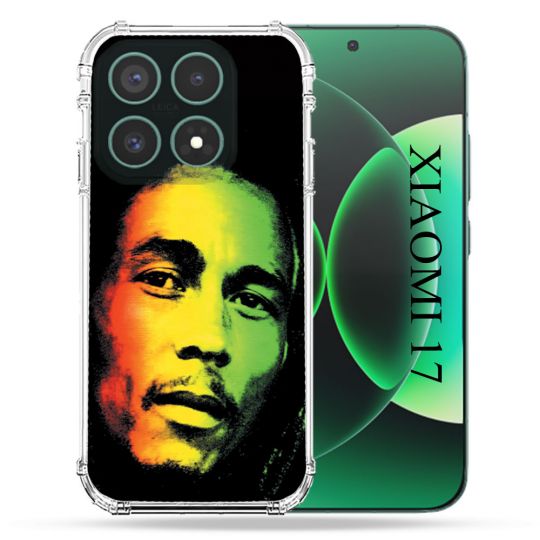 Coque Renforcée Pour Xiaomi 17 Musique Bob Marley 2