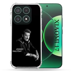 Coque Renforcée Pour Xiaomi 17 Musique Johnny Hallyday Noir